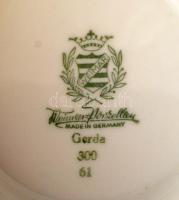 Weimler weimari porcelán váza, Jelzett, kézzel festett, hibátlan / Weimar chinaware vase  26 cm