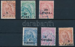 1914 Forgalmi sor Mi 41-46 (foghiba/perf.faults)