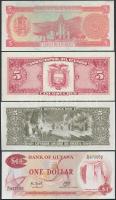 Vegyes: Brazília 1962. 5C + Ecuador 1988. 5S + Guyana 1992. 1$ + Venezuela 1989. 5B T:I,I-,II
Mixed...