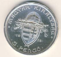 1938. 5P Ag "Szt.István" T:2 ph
