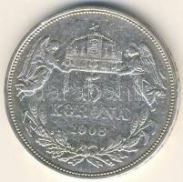 1908. 5K Ag T:3 kis ph