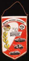 cca 1975 30 éves az NDK néphadsereg asztali zászló / 30 years of the East German people's army table flag