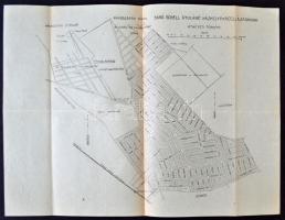 1934 Rendkívül olcsó házhelyeladás Rákoskerten, ismertető nyomtatvány, 24x62cm