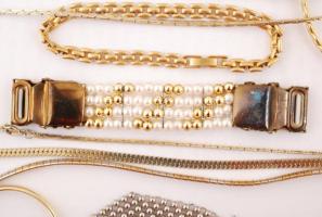 Vegyes bizsu tétel: nyaklánc, fülbevaló, karkötő