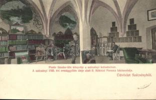 Szécsény, Pintér Sándor-féle könyvtár a szécsényi kolostorban, a szécsényi 1705. évi országgyűlés ideje alatt II. Rákóczi Ferenc lakószobája (EK)