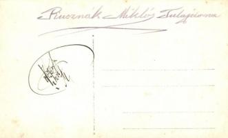 10 db 1920 és 1930 közötti fotó képeslap a Magyar Királyi Folyamőrség budapesti parancsnokságáról. C...