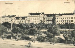 Temesvár, Timisoara; Küttl tér, kiadja Polatsek / square