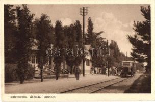 Balatonlelle, Vasútállomás, Bahnhof