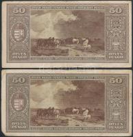 1945. 50P (4x) T:III