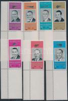 Apollo 1 7 blankfield margin stamps, Apollo 1 7 db ívszéli üresmezős érték