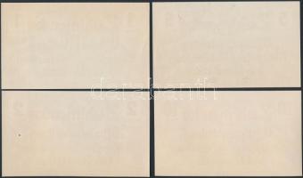 Ausztria / Harth bei Amstetten / tiszti hadifogolytábor ~1915. 1h + 2h + 5h + 10h T:I,I-
Austria / ...