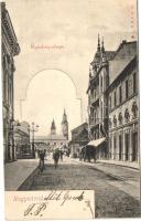 Nagyvárad, Oradea; Színház utca / street