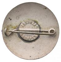 1935. "Emericana Szövetség budapesti kongresszusa" ezüstözött, zománcozott fém jelvény &qu...