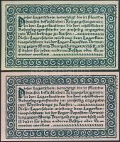 Ausztria / Mauthausen / hadifogolytábor ~1916. 10K + 20K perforációval T:I,I- 
Austria / Mauthausen...