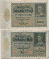 Német Birodalom / Weimari Köztársaság 1914-1923. 30db-os vegyes bankjegy tétel T:vegyes
German Empi...