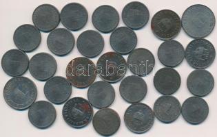 1917-1918. 2f Fe (21x) + 1916. 20f Fe (2x) + 1920. 10f Fe (6x) T:2,2-