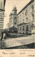 Temesvár, Timisoara; Izraelita templom, zsinagóga, kiadja Moravetz és Weisz / synagogue (Rb)