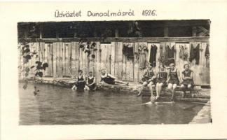 1926 Dunaalmás, strandfürdő, Dorog Photo