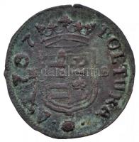 1707KB Rézpoltúra "II. Rákóczi Ferenc" (2,28g) T:2-,3 patina
Hungary 1707. Poltura "...