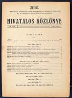 1946 A BSzKRt. Hivatalos közlönye. 1946/7-8 sz. 8 p.