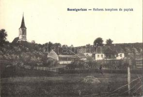 Szentgerice, Galateni; Református templom és paplak / calvinist church, clergy house