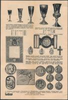 ~1930. "Ludvig Ezüstkoszorús Éremkészítő, Éremverő Műintézete és Bronzárugyára" árjegyzék