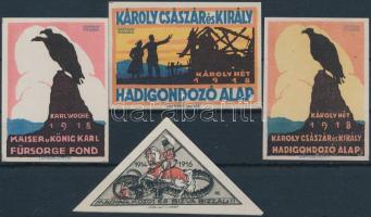 1916-1918 4 klf Hadigondozó alap levélzáró