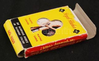 Erotikus francia kártya, 54 lappal, dobozzal