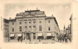 Budapest I. Budai Vigadó, Vendéglő és kávéház, Wild József üzlete, Ganz Antal (EM)