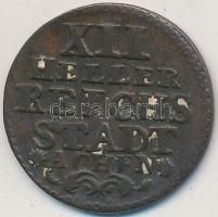 Német Államok / Aachen 1758. 2h Cu T:2- German States / Aachen 1758. 2 Heller Cu C:VF