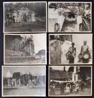 Kankowsky Ervin (1884-1945) pecséttel jelzett fotósorozata "Ceylon és Brit India" címmel. ...