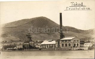 1926 Tokod, Erzsébet akna, bányaépületek, photo