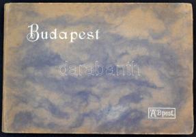 1902 Budapest leporelló 20db képpel, 11x16cm