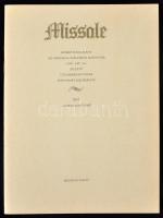 Missale. Az Országos Széchenyi Könyvtár Cod. Lat. 221. jelzetű úti misekönyvének hasonmása. Papír vé...