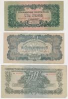 1944. 1P-100P (10x) "A Vörös Hadsereg Parancsnoksága" T:vegyes