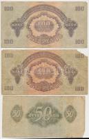 1944. 1P-100P (10x) "A Vörös Hadsereg Parancsnoksága" T:vegyes