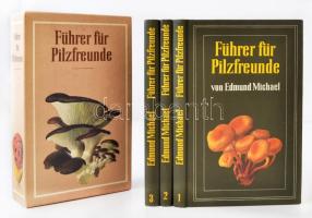 Edmund Michael: Führer für Pilzfreunde I-III. Leipzig, 1986, Traudl Schneehagen Kiadói, színes, illusztrált keménytáblás papírkötésben, eredeti, színes, illusztrált kartontokban. Kiváló állapotban.