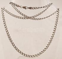 Ezüst  &quot;pancer&quot; nyaklánc, Ag., nettó:29,8gr., jelzett, 67cm/ Silver  necklace, Ag, net. 29,8gr, marked, 67cm