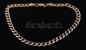 Ezüst   "pancer" karlánc, Ag., nettó:7,2gr., jelzett, 22cm/ Silver  bracelet, Ag, net. 7,2...