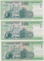 1998-2007. 200Ft (6x) T:III