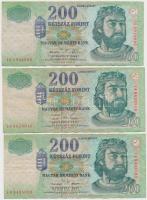 1998-2007. 200Ft (6x) T:III