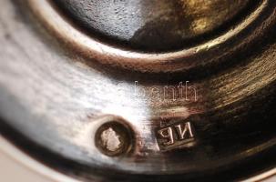 Ezüst orosz vodkáspohár,  Ag., nettó:20,1gr., jelzett, m:9cm, apró horpadásokkal/ Silver Russian vod...