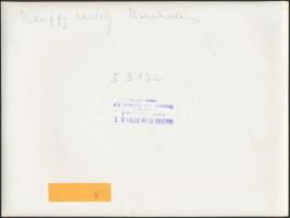 cca 1941 Bánffy kastély Bonchidán. MFI, eredeti fotó, készítette Czvek Gyula. Hátoldalán pecséttel j...