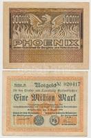 Németország / Weimari Köztársaság Düsseldorf 1923. "Phoenix Bányászati és Kohászati Részvénytár...