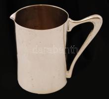 Art deco ezüst tejszínes kiöntő,  Ag., nettó:57,1gr., jelzett, m:6cm/Art Deco silver milk jug, Ag, net:.. 57.1 gr, marked, m: 6cm