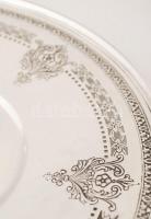 Angol ezüst, Sterling, áttört virágos tányér,  Ag., nettó:311,2gr., jelzett, d:25,5cm/ English silve...