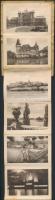 cca 1940 Budapesti emlékalbum kihajtható képes leporello 10 képpel