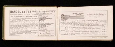 1907 Köbtábla a mellényzsebben. Fakereskedők, építészek és faiparosok részére. Bp., 1907 Károlyi Gyu...