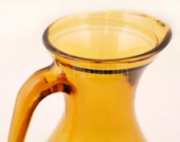 Olasz üveg kancsó, jelzett, hibátlan, m:22 cm