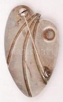 Jelzett, ezüst kitűző / silver broche 5,8g